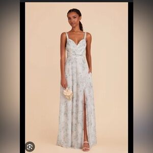 COPY - Deborah Chiffon Dress - Sage Spring Garden